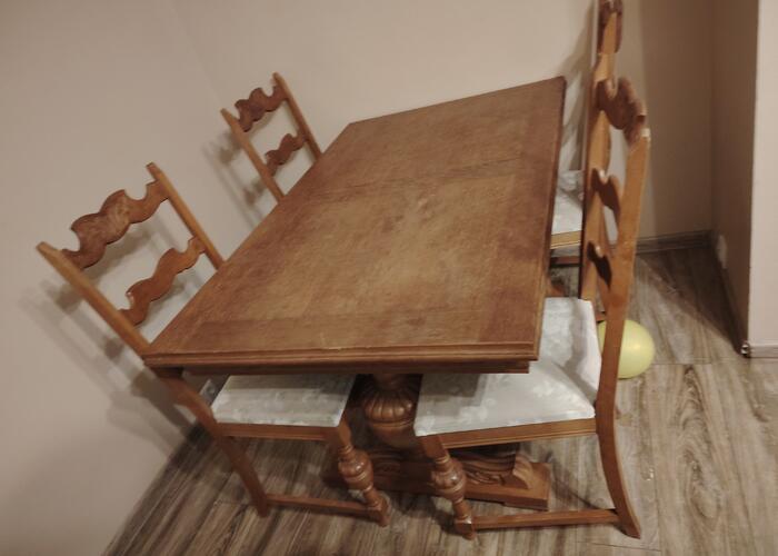 Grajewo ogłoszenia: Proszę pisać SMS, Sprzedam solidny stół dębowy rozkładany z 4...