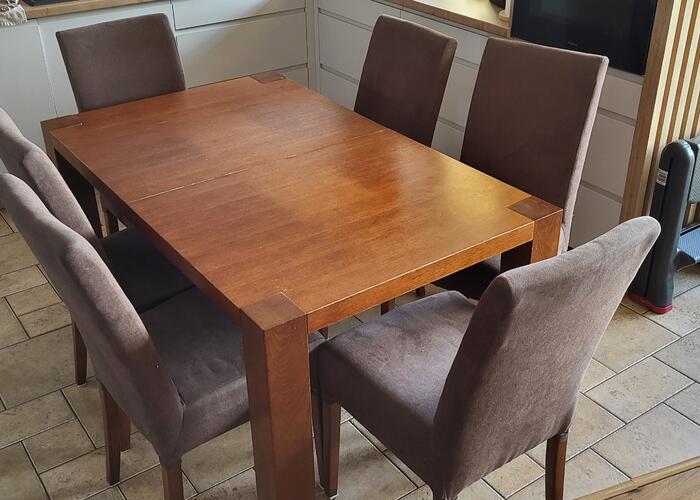 Grajewo ogłoszenia: Sprzedam stół z krzesłami renomowanej firmy Paged. Wymiary...