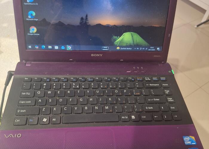 Grajewo ogłoszenia: Laptop Sony Vaio pcg 61211m i3  4GB 500GB Win10 LED14 HDMI Kamera...