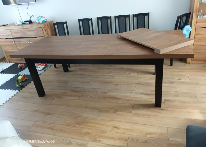 Grajewo ogłoszenia: Sprzedam duży stół rozkładany góra płyta laminowana dąb...