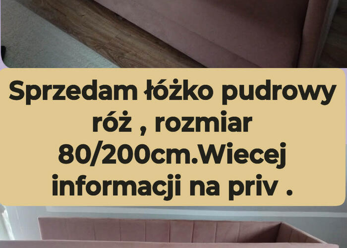 Grajewo ogłoszenia: Sprzedam łóżko.